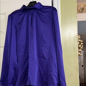 Ann Taylor Purple Blouse